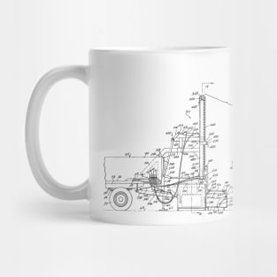 Turkey Loading Apparatus Vintage Patent Hand Drawing Mug